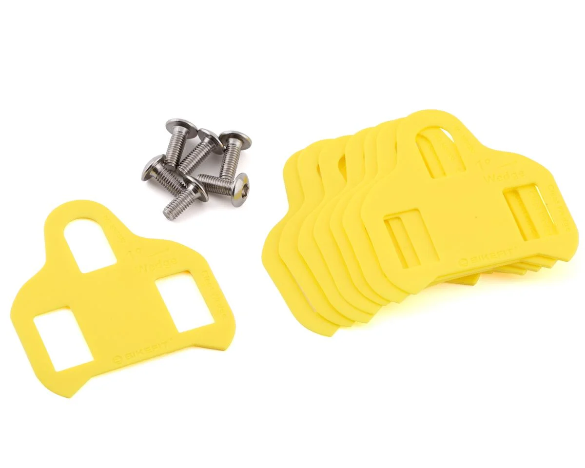 BikeFit 3-Hole Look Cleat Wedges (1°) (8-Pack)